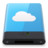 Blue iDisk W Icon